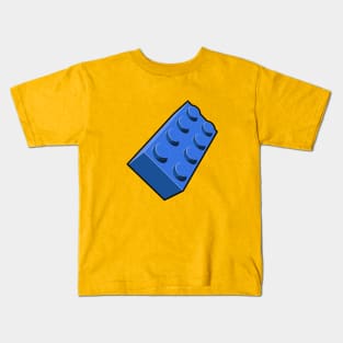 Lego Brick - Blue Kids T-Shirt